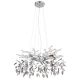 Pendule, Lustre suspendate - Candelabru elegant design modern Danna cromat/ fumuriu