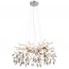 Candelabru elegant design modern Danna cromat/ fumuriu
