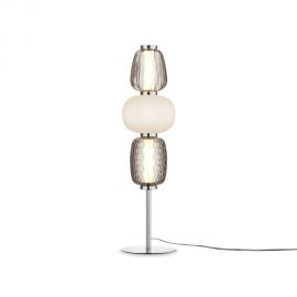 Veioze - Veioza LED design modern decorativ Pattern crom
