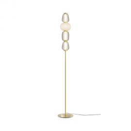 Lampadare - Lampadar LED design modern decorativ Pattern auriu