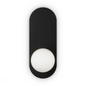 Aplica de perete design modern minimalist Bao negru