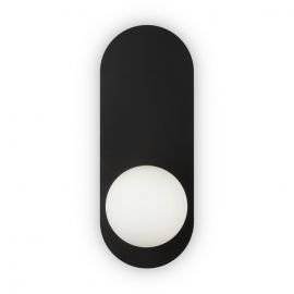Aplica de perete design modern minimalist Bao negru