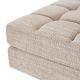 Banchete-Tabureti - Otoman design LUX, Suport picioare canapea modulara Dean Skyward sand