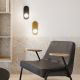 Aplice, corpuri de iluminat pentru pereti - Aplica de perete design modern minimalist Bao aurie