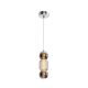 Pendul LED design modern decorativ Drop crom