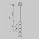 Pendule, Lustre suspendate - Pendul LED design modern decorativ Drop crom