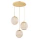 Pendule, Lustre suspendate - Lustra design modern cu 3 pendule Paloma