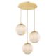 Pendule, Lustre suspendate - Lustra design modern cu 3 pendule Paloma