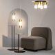 Pendule, Lustre suspendate - Lustra LED suspendata design modern decorativ Drop 5L auriu