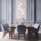 Pendule, Lustre suspendate - Lustra design modern cu 5 pendule Paloma