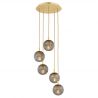 Lustra design modern cu 5 pendule Paloma