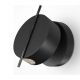 Aplice, corpuri de iluminat pentru pereti - Aplica LED ambientala reglabila design modern minimalist Nuance negru