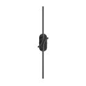 Aplica LED ambientala design minimalist Renaissance negru