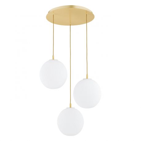 Pendule, Lustre suspendate - Lustra design modern cu 3 pendule Paloma