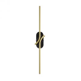 Aplice, corpuri de iluminat pentru pereti - Aplica LED ambientala design minimalist Renaissance negru/alama