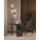 Aplice, corpuri de iluminat pentru pereti - Aplica LED ambientala design minimalist Renaissance negru/alama