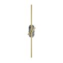 Aplica LED ambientala design minimalist Renaissance gri/alama