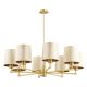Candelabre, Lustre - Candelabru 8 brate modern PRINCETON bej