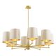 Candelabre, Lustre - Candelabru 8 brate modern PRINCETON bej