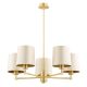 Candelabre, Lustre - Candelabru 5 brate modern PRINCETON bej