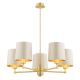 Candelabru 5 brate modern PRINCETON bej