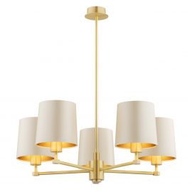 Candelabru 5 brate modern PRINCETON bej