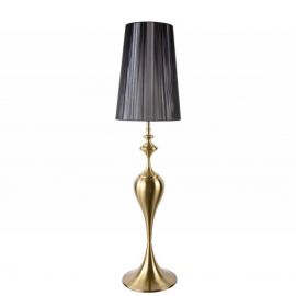 Lampadare - Lampadar, Lampa de podea design deosebit Lucie 160cm, negru-auriu