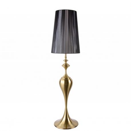 Lampadare - Lampadar, Lampa de podea design deosebit Lucie 160cm, negru-auriu