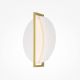 Aplice, corpuri de iluminat pentru pereti - Aplica LED ambientala design modern Mira alama/alb