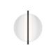 Aplica LED ambientala design modern Mira negru/alb