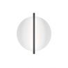 Aplica LED ambientala design modern Mira negru/alb