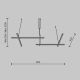 Pendule, Lustre suspendate - Lustra LED suspendata design modern Radiance