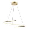 Lustra LED suspendata design circular Curve alama