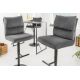 Scaune Bar - Set 2 scaune de bar Comfort catifea gri