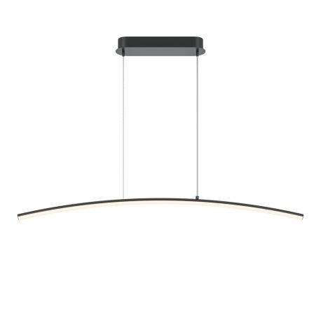 Pendule, Lustre suspendate - Lustra LED suspendata design minimalist Curve negru