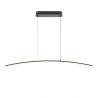 Lustra LED suspendata design minimalist Curve negru