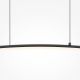 Pendule, Lustre suspendate - Lustra LED suspendata design minimalist Curve negru