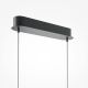 Pendule, Lustre suspendate - Lustra LED suspendata design minimalist Curve negru