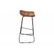 Scaune Bar - Set 2 scaune de bar cu sezut din lemn, Mammut 85cm