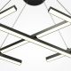 Pendule, Lustre suspendate - Lustra LED suspendata design geometric Halo negru