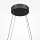 Pendule, Lustre suspendate - Lustra LED suspendata design geometric Halo negru