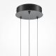 Pendule, Lustre suspendate - Lustra LED suspendata design geometric Halo negru