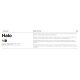 Pendule, Lustre suspendate - Lustra LED suspendata design geometric Halo negru