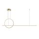 Lustra LED suspendata design geometric Halo alama