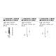 Aplice, corpuri de iluminat pentru pereti - Aplica LED minimalista design liniar Light stick 7W alama