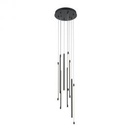 Pendule, Lustre suspendate - Lustra LED minimalista design liniar Light stick negru