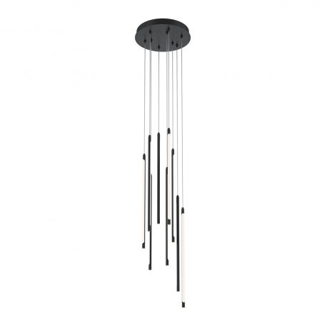 Pendule, Lustre suspendate - Lustra LED minimalista design liniar Light stick negru