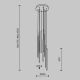 Pendule, Lustre suspendate - Lustra LED minimalista design liniar Light stick negru