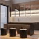 Pendule, Lustre suspendate - Pendul LED design minimalist Pro Extra alb