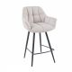 Scaune Bar - Set 2 scaune de bar pivotante Papillon bej